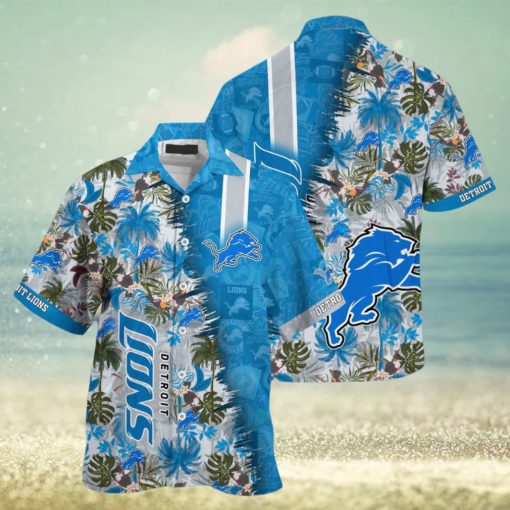 Detroit Lions NFL Summer Hawaii Shirt And Shorts For Your Loved Ones