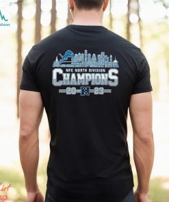 Detroit Lions Name Skyline NFC North Division Champions 2023 Shirt