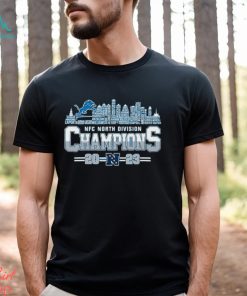 Detroit Lions Name Skyline NFC North Division Champions 2023 Shirt
