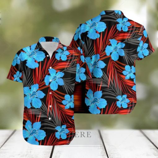 Detroit Lions New Design 3D Flower Hawaiian Shirt For Men Women