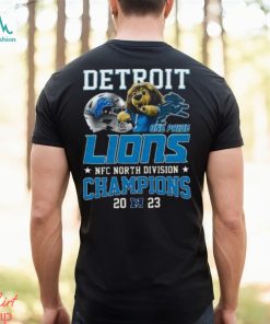 Detroit Lions Roary Mascot NFC North Division Champions 2023 One Pride Essentials T Shirt