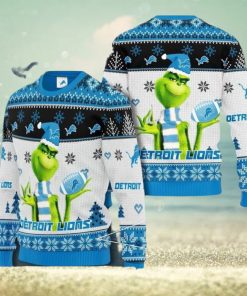 Detroit Lions Ugly Woolen Christmas Ugly Sweater