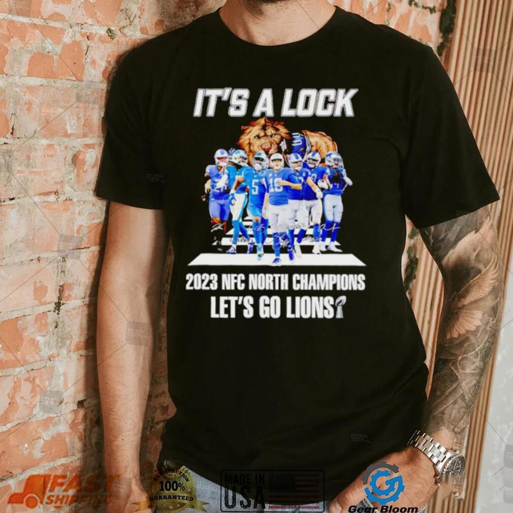 Detroit Lions cross the road it’s a lock 2023 NFC North Champions let’s go Lions shirt Detroit Lions cross the road it’s a lock 2023 NFC North Champions let’s go Lions shirt