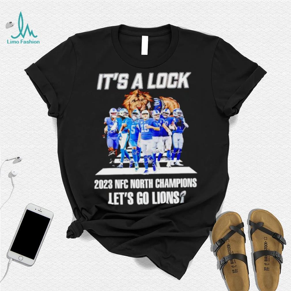 Detroit Lions cross the road it’s a lock 2023 NFC North Champions let’s go Lions shirt Detroit Lions cross the road it’s a lock 2023 NFC North Champions let’s go Lions shirt