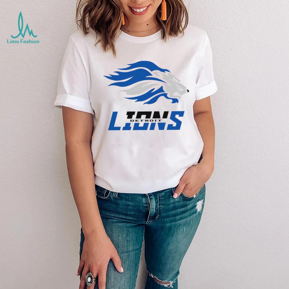 Detroit Lions football Lion head NFL logo 2024 shirt Detroit Lions football Lion head NFL logo 2024 shirt