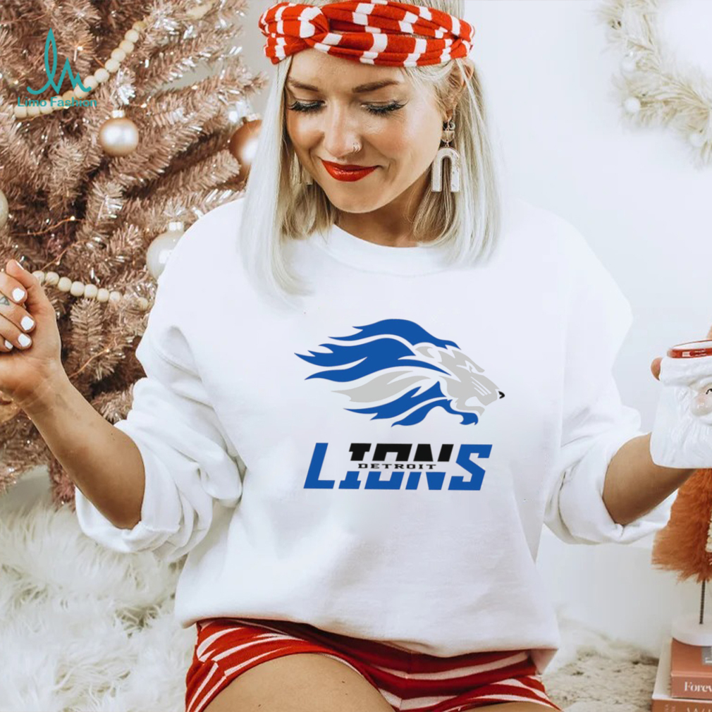 Detroit Lions football Lion head NFL logo 2024 shirt Detroit Lions football Lion head NFL logo 2024 shirt