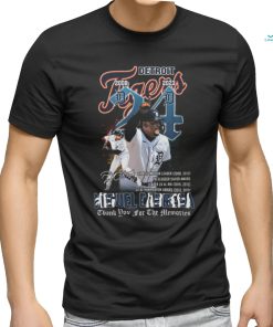 Detroit Tiger 2008 – 2023 Miguel Cabrera Thank You For The Memories Unisex T Shirt