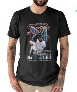 Detroit Tiger 2008 – 2023 Miguel Cabrera Thank You For The Memories Unisex T Shirt