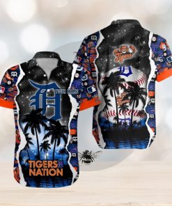 Detroit Tigers MLB Hawaiian Shirt Custom Name 3D All Over Printed Hawaii Shirt