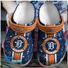 Personalized Number Basketball Black Crocs Shoes