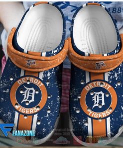 Detroit Tigers MLB Sport Crocs Clogs Shoes Comfortable