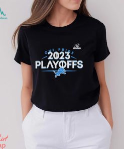 Detroit lions fanatics branded 2023 NFL playoffs T shirt