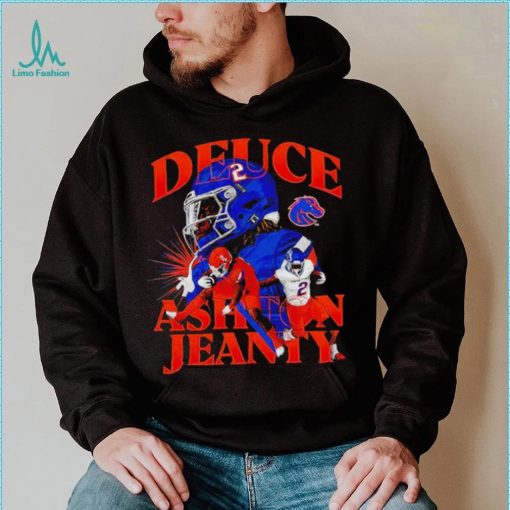 Deuce Ashton Jeanty Boise State Broncos NCAA Football shirt