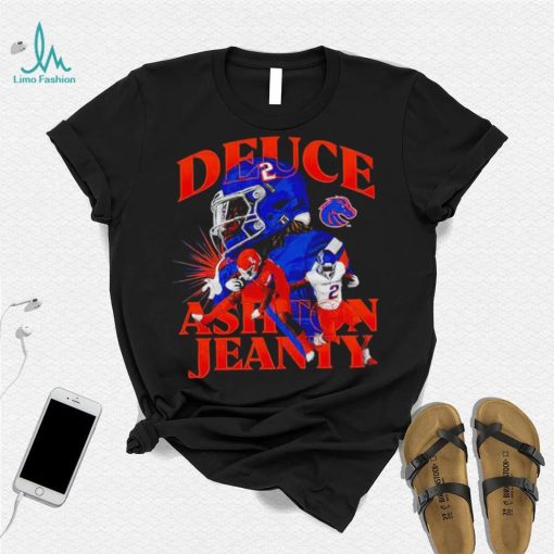 Deuce Ashton Jeanty Boise State Broncos NCAA Football shirt