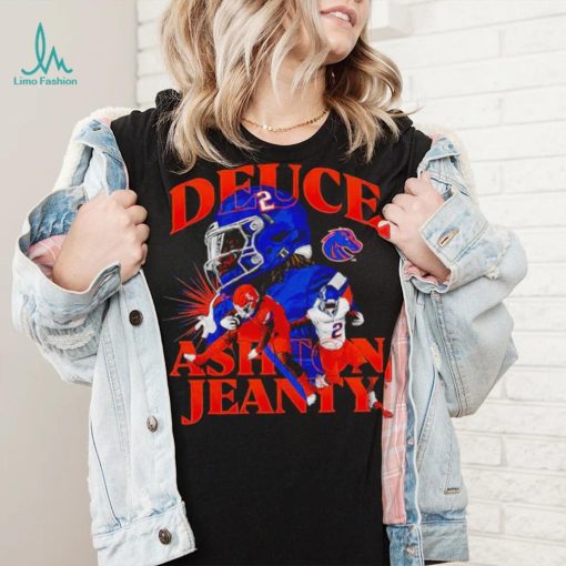 Deuce Ashton Jeanty Boise State Broncos NCAA Football shirt