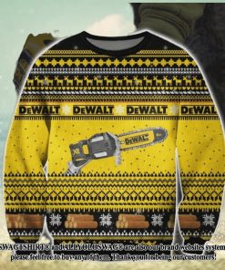 Dewalt Chainsaw Ugly Wool Sweater