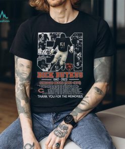 Dick Butkus 1942 – 2023 Chicago Bears 1965 – 1973 Thank You For The Memories T Shirt