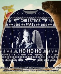 Die Hard 3d Print Ugly Christmas Wool Knitted Sweater