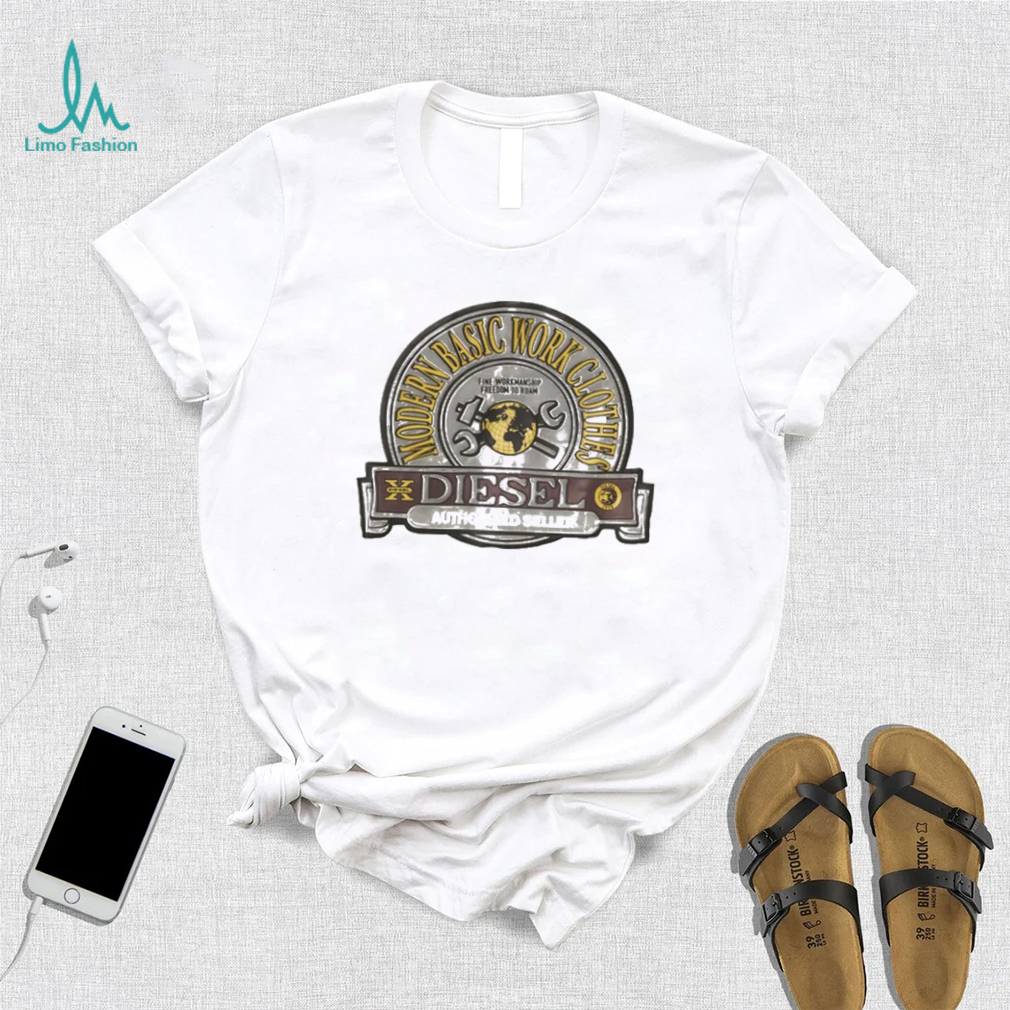 Diesel Logo Patch Crewneck T Shirt Diesel Logo Patch Crewneck T Shirt