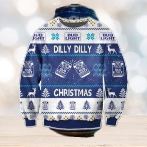 Dilly Dilly Bud Light Knitting Ugly Christmas Sweater Perfect Holiday Gift