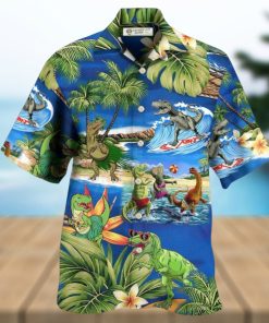 Dinosaur World Summer Beach Hawaiian Shirt