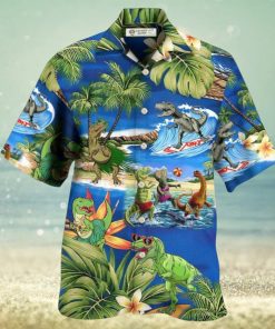 Dinosaur World Summer Beach Hawaiian Shirt