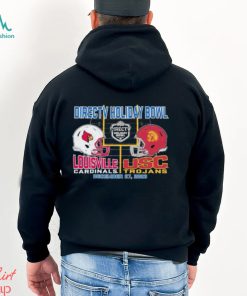 Directv Holiday Bowl Louisville Cardinals vs USC Trojans 2023 Dueling Helmet T Shirt