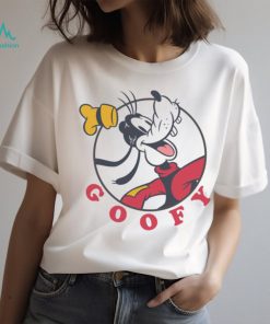 Disney Mickey And Friends Original Goofy Cartoon Icon Circle T shirt