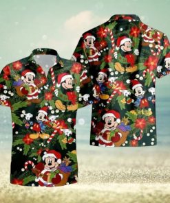 Disney Mickey Christmas Tree Hawaiian Shirt