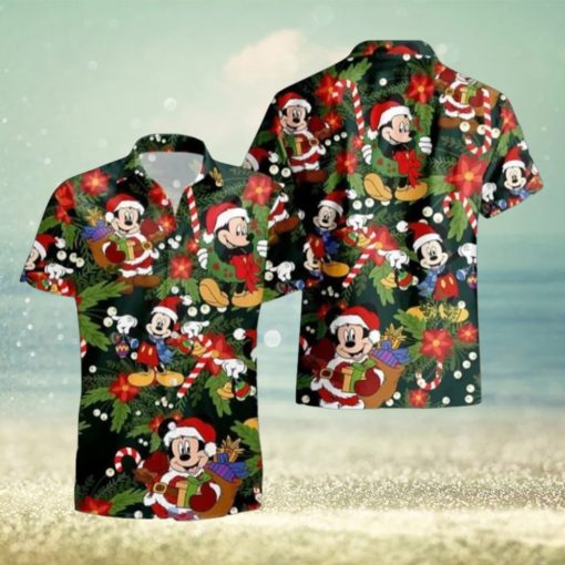 Disney Mickey Christmas Tree Hawaiian Shirt