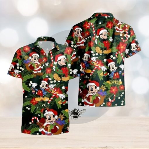 Disney Mickey Christmas Tree Hawaiian Shirt