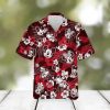 Farmall 340 Gas Tractor Hawaiian Shirt Tropical Beach