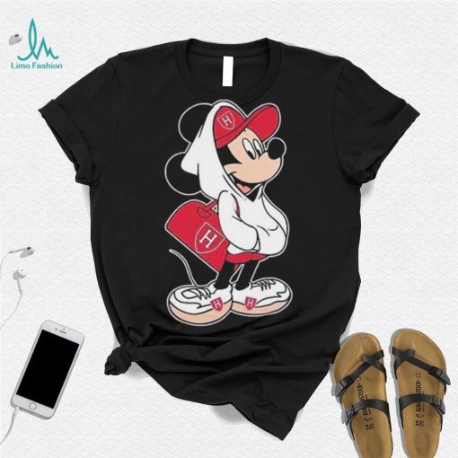 Disney Mickey Mouse NCAA Harvard Crimson t shirt