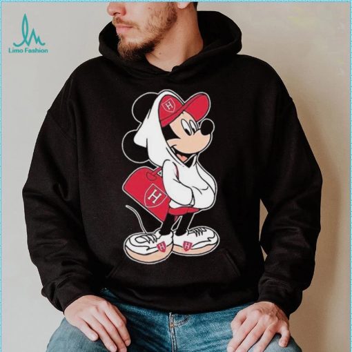 Disney Mickey Mouse NCAA Harvard Crimson t shirt