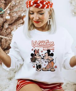 Disney Mouse Mickey and Minnie couple Valentine on main street shirt