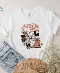 Disney Mouse Mickey and Minnie couple Valentine on main street shirt