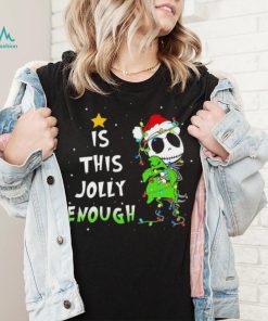 Disneyland Jack Skellington Oogie Boogie Is This Jolly Enough The Nightmare Before Christmas Shirt