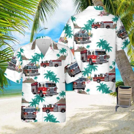 District of North Vancouver Fire and Rescue Aloha Hawaiian Shirt Beach Gift Short Sleeve Shirt