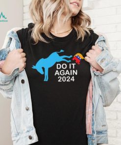 Do It Again 2024 Donkey Trump Elephant President 2024 T Shirt, hoodie, sweater, long sleeve and tank top Do It Again 2024 Donkey Trump Elephant President 2024 T Shirt