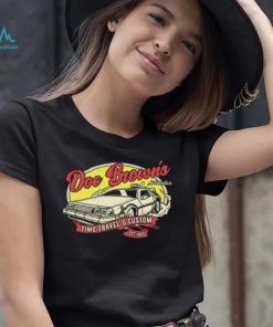 Doc Brown’s Automotive Time Travel and Custom Est 1955 vintage retro t shirt