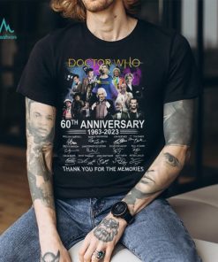 Doctor Who 60th Anniversary 1963 – 2023 Signature Thank You For The Memories Unisex T Shirt