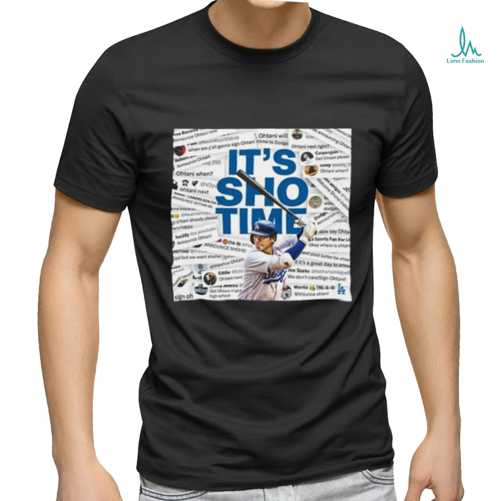 Dodgers Announce Ohtani T’s Sho Time T Shirt Dodgers Announce Ohtani T’s Sho Time T Shirt