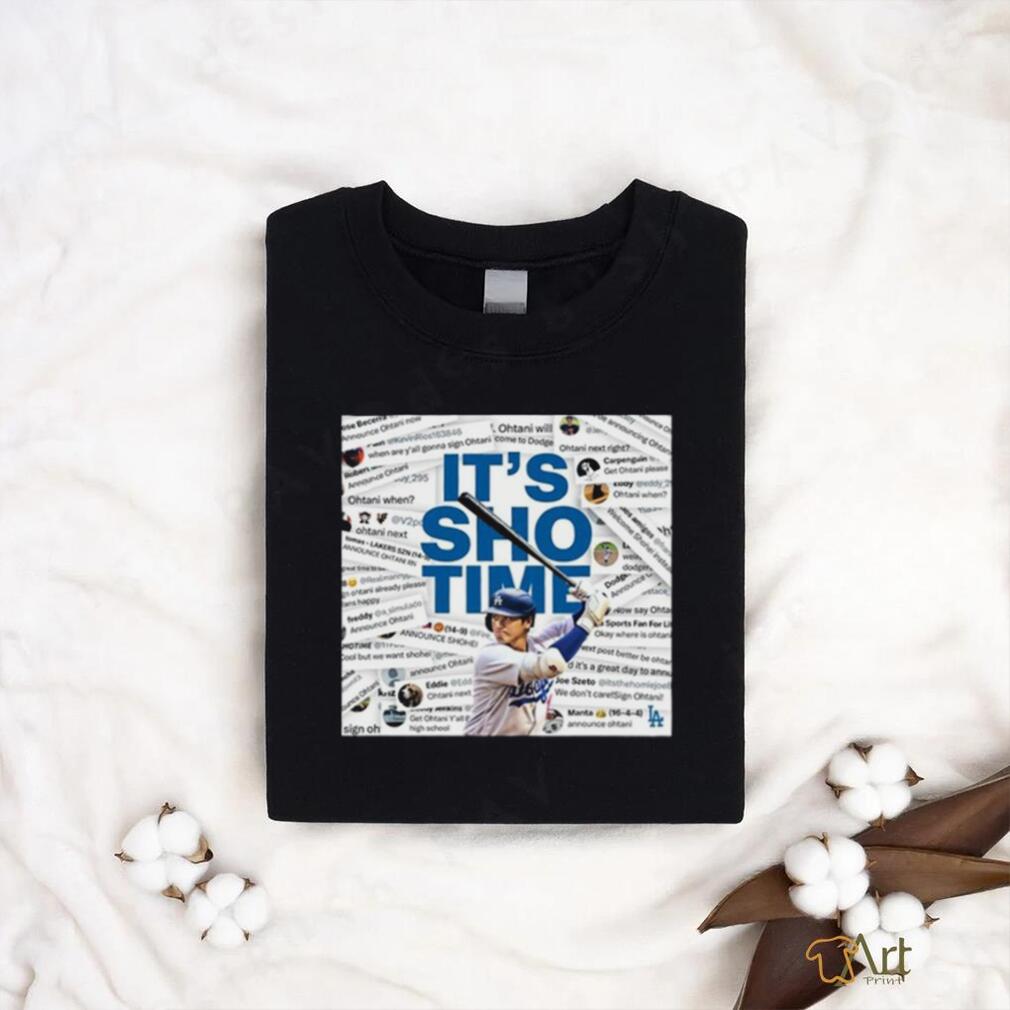 Dodgers Announce Ohtani T’s Sho Time T Shirt Dodgers Announce Ohtani T’s Sho Time T Shirt