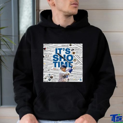 Dodgers Announce Ohtani T’s Sho Time T Shirt
