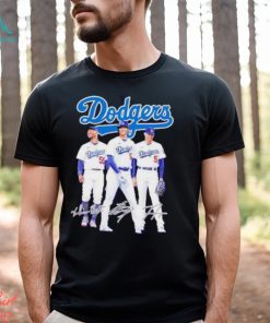 Dodgers Mookie Betts Shohei Ohtani Freddie Freeman Signatures T Shirt