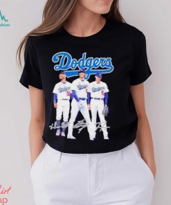 Dodgers Mookie Betts Shohei Ohtani Freddie Freeman Signatures T Shirt