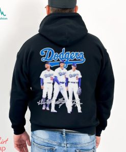 Dodgers Mookie Betts Shohei Ohtani Freddie Freeman Signatures T Shirt