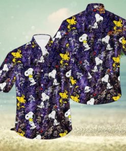 Dog Cartoons Style Snoopy Hawaiian Shirt, Unique Gift for Adults