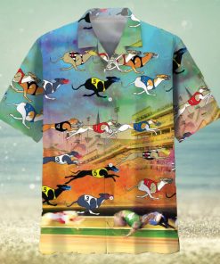 Dog Racing Vintage Hawaiian Shirt