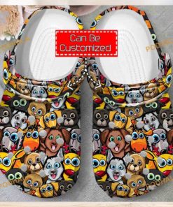 Dogs Collection Crocs Animal Print Clogs for Dog Lovers